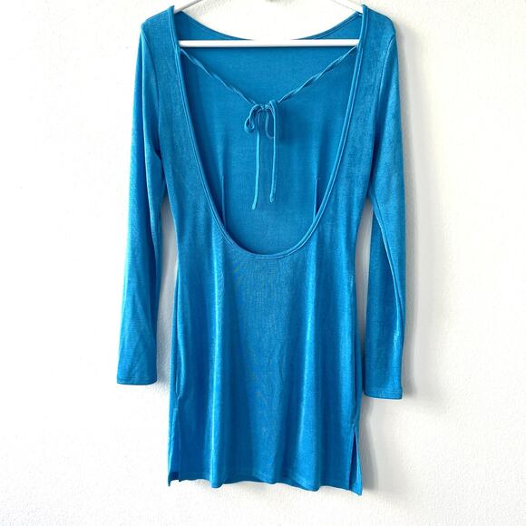 Princess Polly Lioness Montana Dress Blue Size Small - Picture 3 of 7